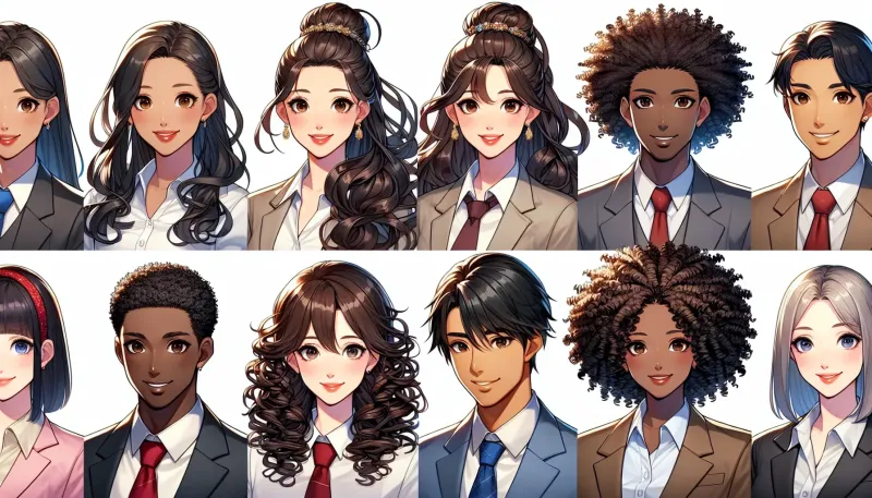Photo: Professional Curly Hairdos for Work or Office